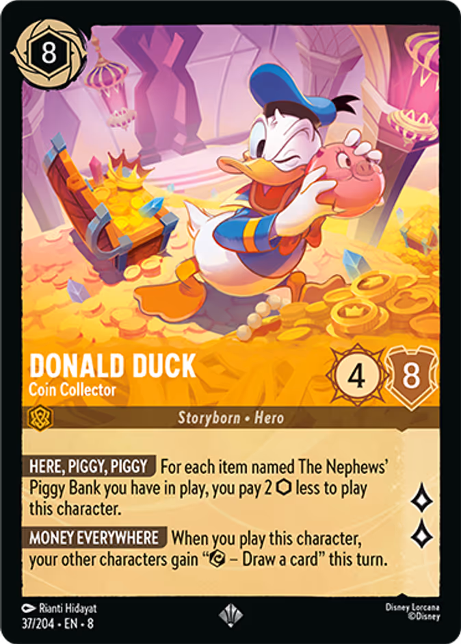 Donald Duck - Coin Collector