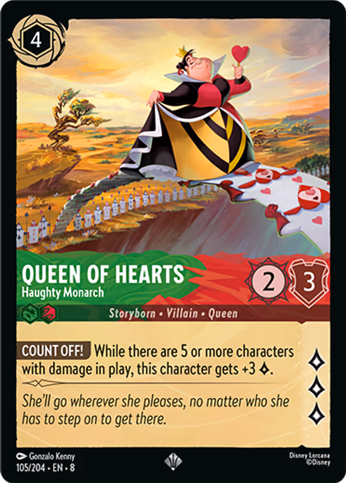 Queen Of Hearts - Haughty Monarch