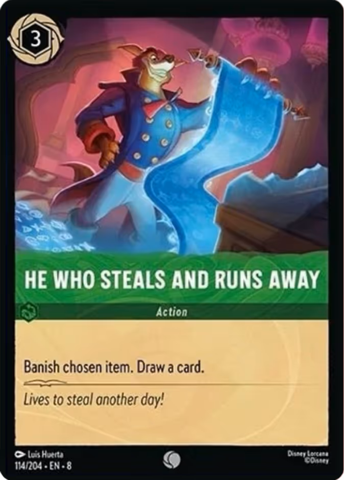 He Who Steals And Runs Away