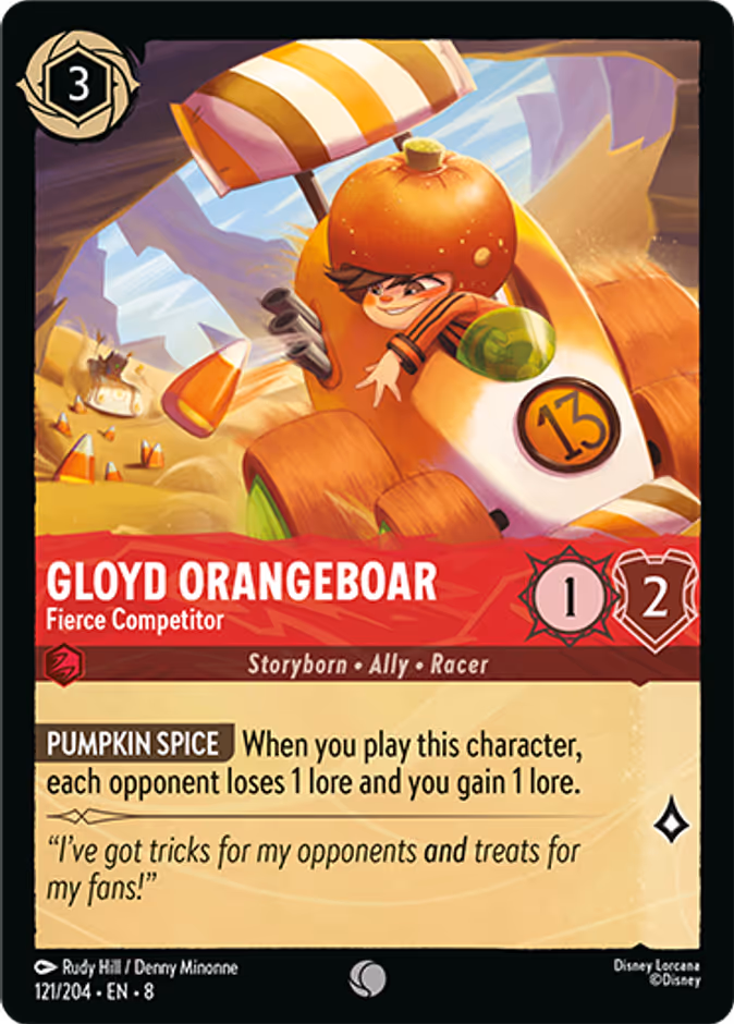 Gloyd Orangeboar - Fierce Competitor