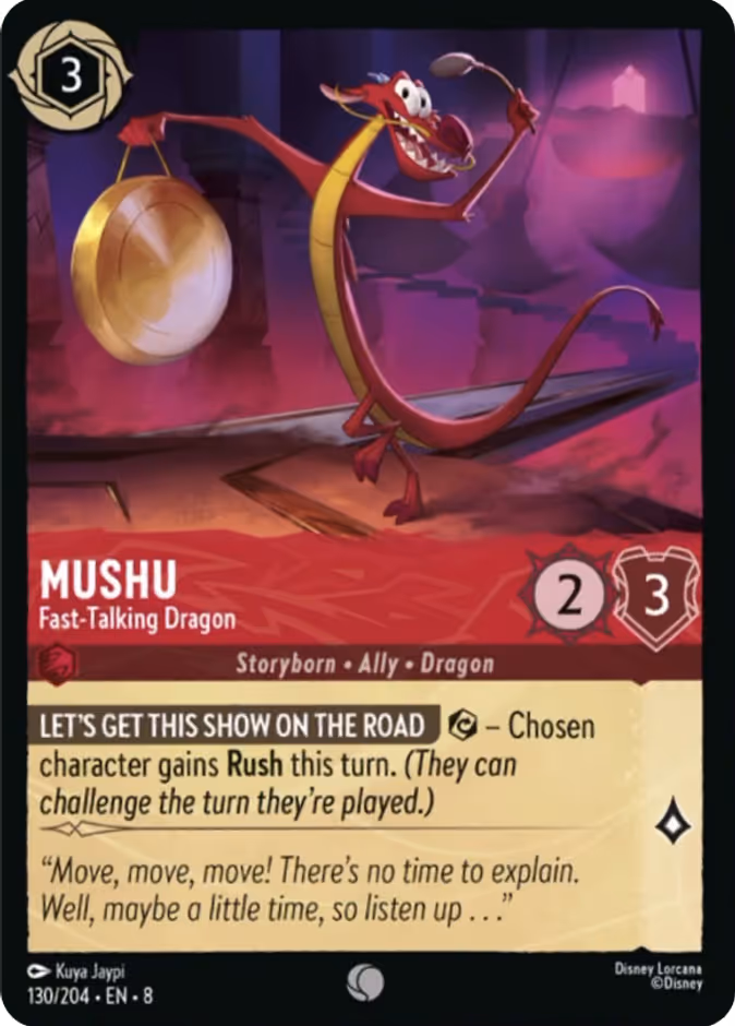 Mushu - Fast-Talking Dragon