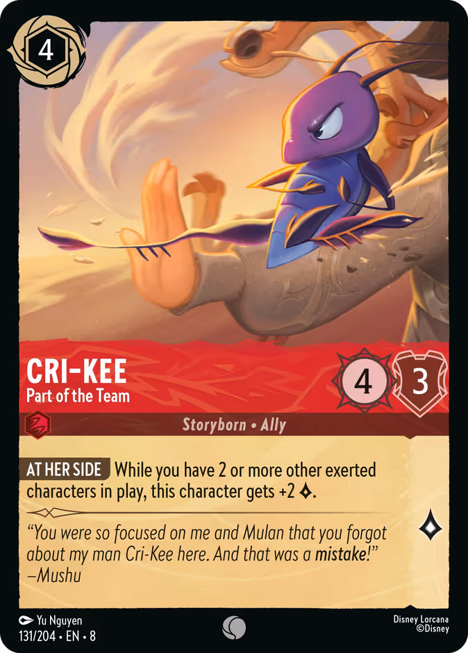 Cri-kee - Part of the Team