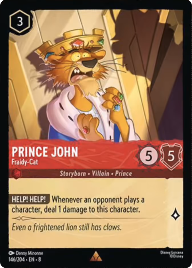 Prince John - Fraidy-Cat